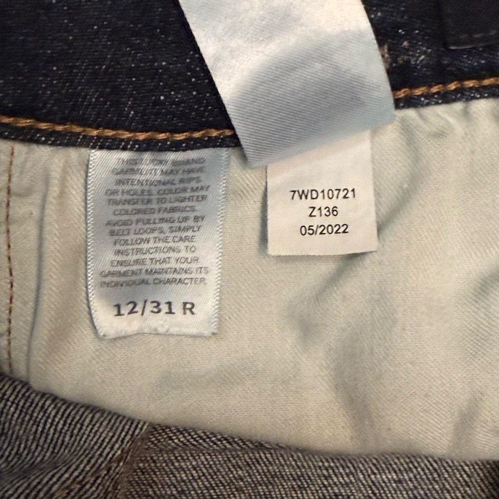 Lucky Brand Sweet Boot Mid Rise Jeans Women 12/31R Blue Denim Straight Leg - Picture 8 of 9